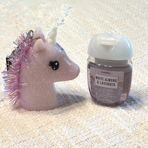 Bath & Body Works Lavender Hand Gel with Pink Unicorn Holder